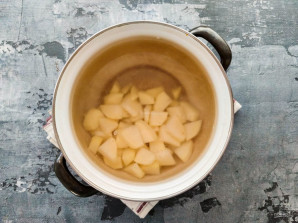 Картофельный суп с бобовыми