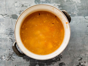 Картофельный суп с бобовыми