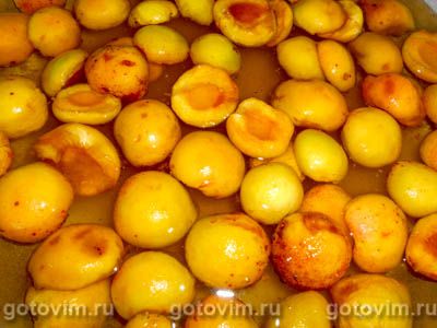 Варенье из абрикосов дольками со сливочным маслом