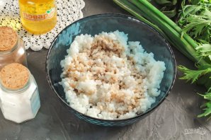 Шампиньоны фаршированные рисом