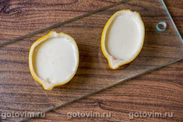 Лимонный поссет - английский десерт их сливок с лимоном