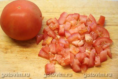 Тыквенная каша с кукурузой и помидорами