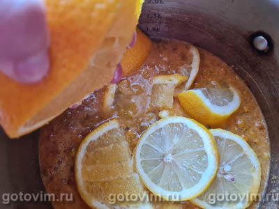Напиток из облепихи с апельсином, лимоном и медом