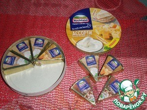 Запеченная скумбрия с овощами и сыром