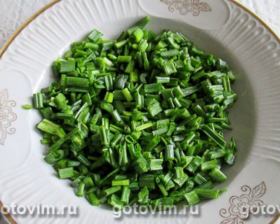 Оладьи на кефире с капустой и зелёным луком