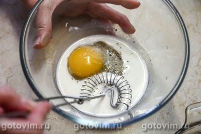 Запеканка из блинов с капустой, яйцом и сыром