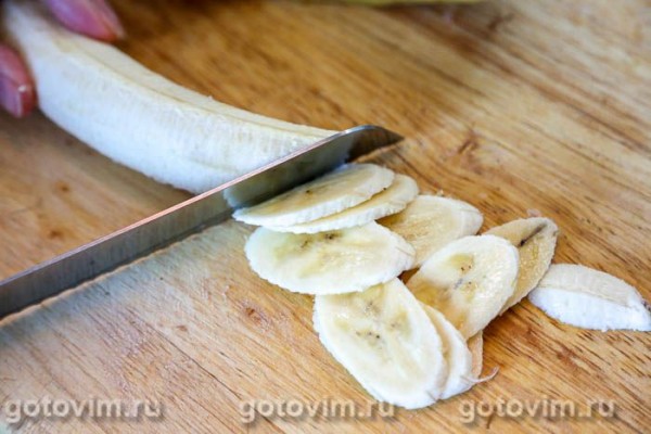 Блины с припеком из банана