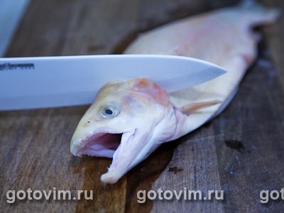 Отварная рыба с цедрой (в рукаве)