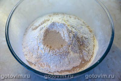 Хлеб слоеный с корицей и сахаром