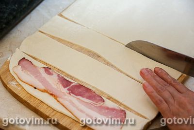 Палочки с беконом