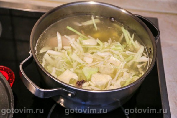 Сборная мясная солянка с картошкой и капустой