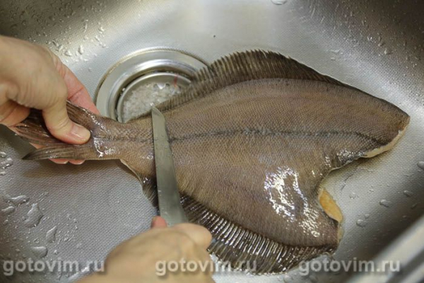 Камбала под маринадом в духовке