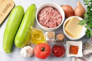 Кето-лазанья с кабачком