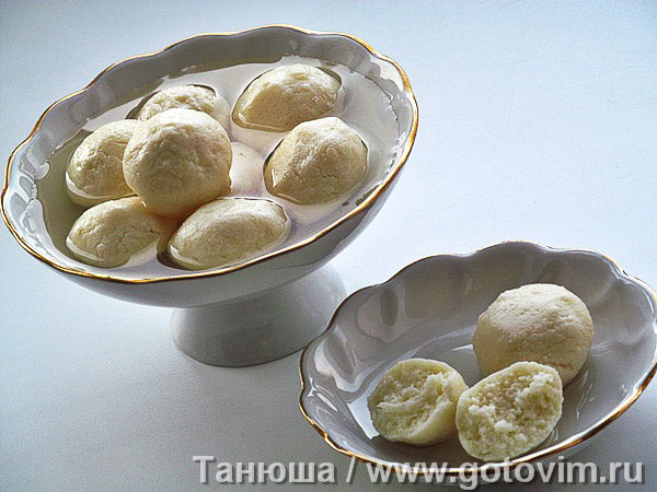 Индийская расгулла (творожный десерт)