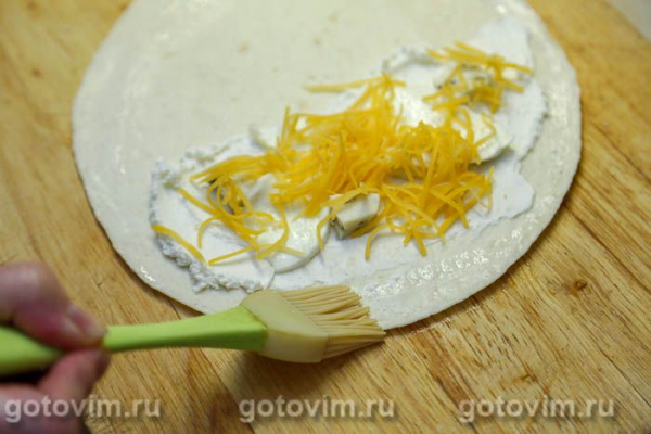 Чебуреки из лаваша «4 сыра»
