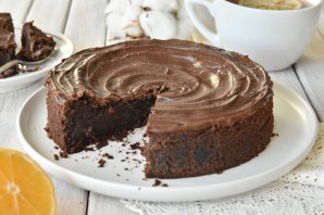 Шоколадный пирог из нутовой муки