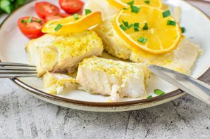 Судак с лимоном в духовке