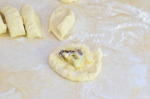 Жареные пирожки на кефире с картошкой и грибами