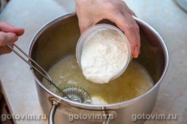 Заварные ржаные блины на кефире