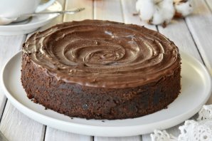 Шоколадный пирог из нутовой муки
