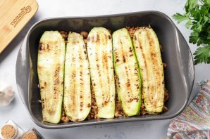Кето-лазанья с кабачком
