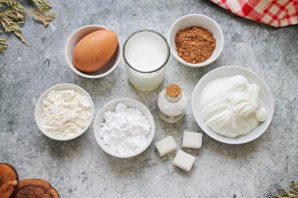 Шоколадный меренговый рулет