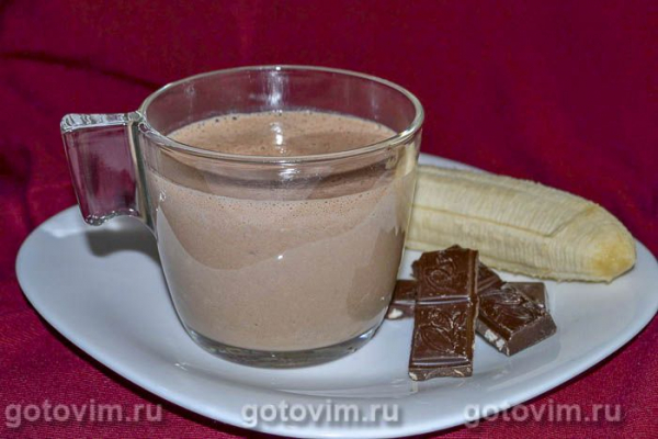 Коктейль шоколадно-банановый