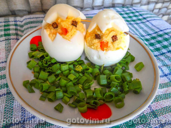 Пасхальная закуска «Цыплята»